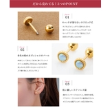 サージカルステンレス 金属アレルギー対応 ピアス | CREAM-DOT | 詳細画像4