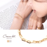 ブレスレット レディース デザインチェーン | CREAM-DOT | 詳細画像1