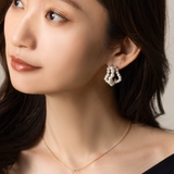 ピアス フープピアス チタンポスト | CREAM-DOT | 詳細画像8 