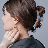 バンスクリップ ヘアクリップ マーブル | CREAM-DOT | 詳細画像6