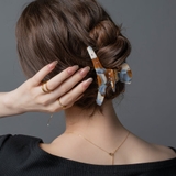 バンスクリップ ヘアクリップ マーブル | CREAM-DOT | 詳細画像7