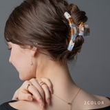 バンスクリップ ヘアクリップ マーブル | CREAM-DOT | 詳細画像1