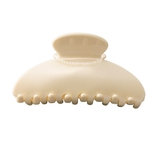 アイボリー | バンスクリップ ヘアクリップ パール | CREAM-DOT