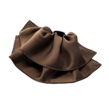 ブラウン | バンスクリップ ヘアクリップ サテン調 | CREAM-DOT