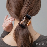 バンスクリップ ヘアクリップ リボン | CREAM-DOT | 詳細画像1 