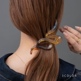 バンスクリップ ヘアクリップ ウェーブライン | CREAM-DOT | 詳細画像1