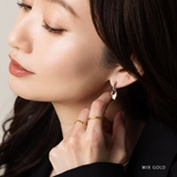 ピアス レディース 18kコーティング | CREAM-DOT | 詳細画像9 