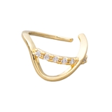 ゴールド | イヤーカフ 金属アレルギー ニッケルフリー | CREAM-DOT