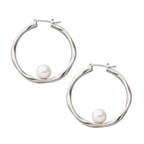 シルバー | ピアス 18kコーティング チタンポスト | CREAM-DOT