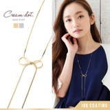 ロングネックレス 18kコーティング 2連 | CREAM-DOT | 詳細画像1 