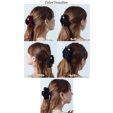 【オリジナル】(ベロアリボンパールバンスクリップ)バンスクリップ ヘアクリップ … | curvy's  | 詳細画像2 