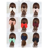 (ビッグとろみダブルリボンバレッタ&ゴム) バレッタ ヘアゴム | curvy's  | 詳細画像4 