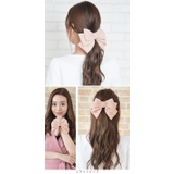 (ビッグとろみダブルリボンバレッタ&ゴム) バレッタ ヘアゴム | curvy's  | 詳細画像8 