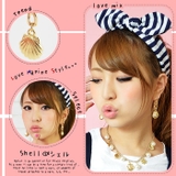 (マリンゴールドチェーンピアス)ピアス アクセサリー ジュエリー | curvy's  | 詳細画像6 