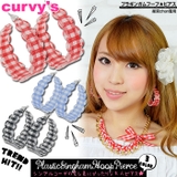(プラギンガムフープピアス)ピアス アクセサリー ジュエリー | curvy's  | 詳細画像1 