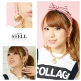 (ゴールドマリンモチーフピアス)ピアス アクセサリー ジュエリー | curvy's  | 詳細画像4 