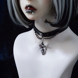 CV Select【シーブイセレクト】チェーンクロスチョーカー 全1色ブラック | ililil | 詳細画像2 