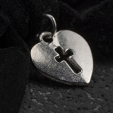 クロスハートリボンヘアピン 全1色(2個セット)ブラック 黒 | ililil | 詳細画像7 