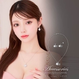 [2点SET] フォーリーフクローバーネックレス＆ピアスセット | Dazzy | 詳細画像1 