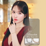 グリッター ストーン ライン ブレスレット | Dazzy | 詳細画像1