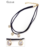 チョーカー アクセサリー ビジュー付チョーカーネックレス● | Dazzy | 詳細画像2