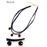 チョーカー アクセサリー ビジュー付チョーカーネックレス● | Dazzy | 詳細画像3