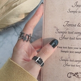 シルバーリング 指輪 クロスモチーフ ベルトモチーフ | Decorative  | 詳細画像5 