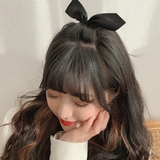 リボン ヘアクリップ 2個セット ブラック レッド オフホワイト | Decorative | 詳細画像5