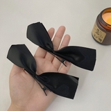 リボン ヘアクリップ 2個セット ブラック レッド オフホワイト | Decorative | 詳細画像6