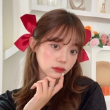 リボン ヘアクリップ 2個セット ブラック レッド オフホワイト | Decorative | 詳細画像7