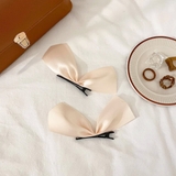 リボン ヘアクリップ 2個セット ブラック レッド オフホワイト | Decorative | 詳細画像9