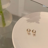 ピアス フラワーモチーフ フープ チェーン | Decorative  | 詳細画像4 