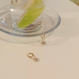 ピアス フラワーモチーフ フープ チェーン | Decorative  | 詳細画像5 