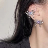 イヤーカフ バイオレットストーン 立体モチーフ | Decorative | 詳細画像5