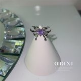 イヤーカフ バイオレットストーン 立体モチーフ | Decorative | 詳細画像8