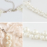 イミテーションパール一連 ネックレス レディース | レースレディース  | 詳細画像11 