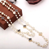 イミテーションパール 2連ネックレス ローズ | レースレディース  | 詳細画像5 