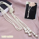 イミテーションパール ロング 2重 | レースレディース  | 詳細画像1 