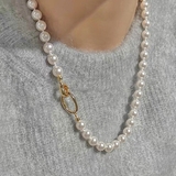 オーバルリング付き ベーシック パール | レースレディース  | 詳細画像1 