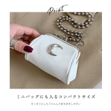 レザー調 ボールチェーン ムーンモチーフ | レースレディース  | 詳細画像3 