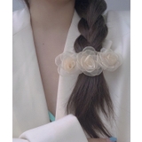 【2点セット】3連 ローズ ヘア | レースレディース  | 詳細画像6 