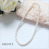 イミテーションパール一連 ネックレス レディース | レースレディース  | 詳細画像2 