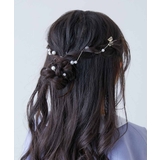 003-ガーランド-パール | フォーマルにも和装にも えらべるパールヘアアクセサリー 子供服 | devirock