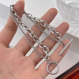 2連チェーンマンテルブレスレット チェーン ブレスレット | インナーショップDiamondHearts | 詳細画像2