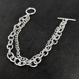2連チェーンマンテルブレスレット チェーン ブレスレット | インナーショップDiamondHearts | 詳細画像6