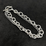 2連チェーンマンテルブレスレット チェーン ブレスレット | インナーショップDiamondHearts | 詳細画像7