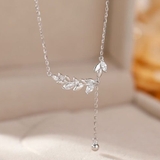 シルバー リーフネックレス ハート | インナーショップDiamondHearts  | 詳細画像5 