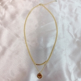 ２連コインネックレス ラウンド スマイル | インナーショップDiamondHearts  | 詳細画像3 