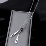 トライアングルループタイ Yシェイプ ネックレス | インナーショップDiamondHearts | 詳細画像4