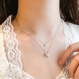 ゴールド | ツインバタフライネックレス ツイン バタフライ | インナーショップDiamondHearts